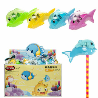 DELFIN BLYANTSSIPSSERE, MIKS FARGER I DISPLAY (48 stk.)