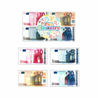 Euroseddel Viskel&aelig;r (24 stk.)