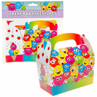 Gaveeske Smiley 12x12,5x6 cm (12 stk.)