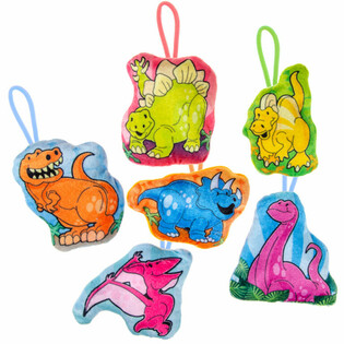 MIX PLYSJ DINOSAURER - 13.5 Cm. (24 stk.)