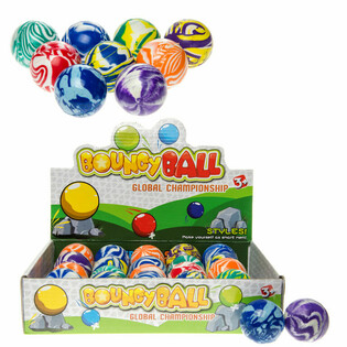 Mix Sprettballer &Oslash; 4,3 cm i Display (20 stk.)