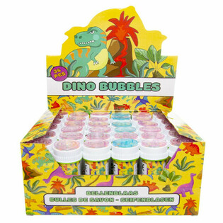 S&aring;pebobler Dinosaur 50ml i Display (36 stk)