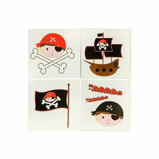 TATTOVERINGER PIRATER (288 stk)