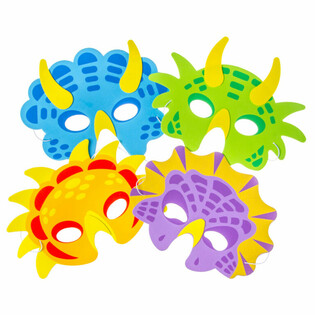 SKUMMASKER DINOSAURER MIX (60 stk.)