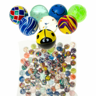MIX SPRETTEBALLER &Oslash; 2,7 cm (100 stk.)