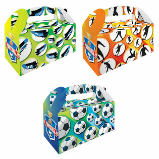 Menyboks Fotball &ndash; 22,5 x 9,5 x 18 cm (12 stk.)