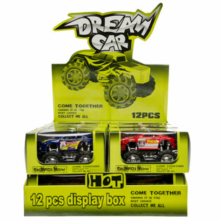 Politi Monster Truck i Display (12 stk.)