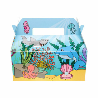 Menuboks Hav / Ocean - 22,5 x 12 x 9,5 cm (24 stk.)