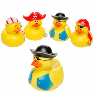 MIX BADEENDER PIRAT - 5x5 cm (4 stk.)