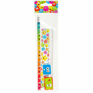 Smiley tegnesett 4 deler (24 stk)