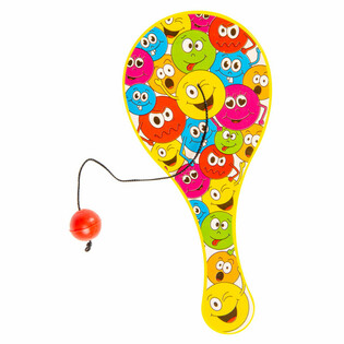 PADDLE BAT - STRANDREKKERT MED BALL - MODELL: SMILEY (48 stk.)