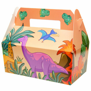 MENUBOKS DINOSAUR - 22,5 x 12 x 9,5 cm (24 stk.)