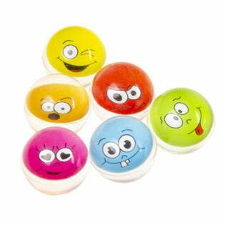 Smiley Sprettballer &Oslash; 3.2 cm (50 stk)