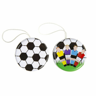 Fotball-jojoer i metall (24 stk.)