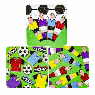MIX FOTBALLPUSLESPILL - 14 x 14 cm (50 stk)