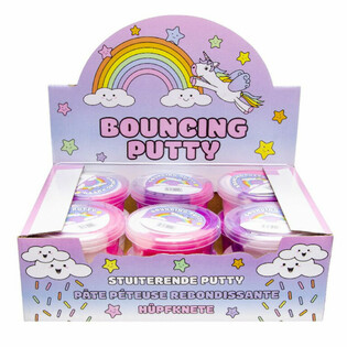 Unicorn Bouncing Putty - Display (12 stk)