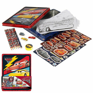 DISNEY CARS 3D Formingssett i Metallboks (12 stk.)