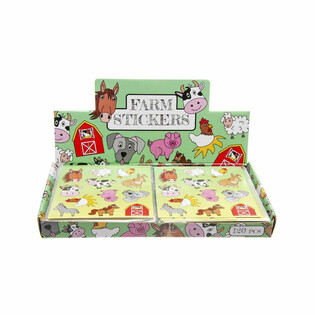 FUN STICKERS &ndash; MODELL: BONDEG&Aring;RDSDYR (120 stk.)