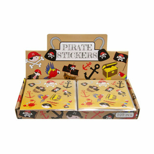Pirat Fun Klistremerker (120 Stk.)