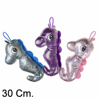 Plysj Sj&oslash;hest, 30 cm - Mix Farger