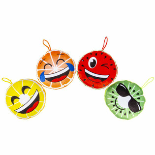 Plysj Smiley Frukt - Mix (24 stk.)