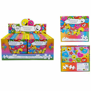 Smiley Puslespill Display (12 stk.)