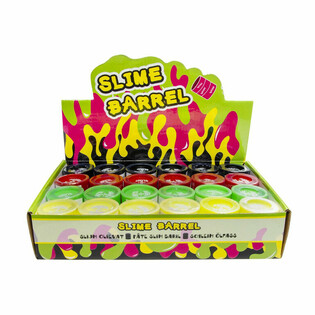 LITE FARGET SLIME I DISPLAY (24 stk.)