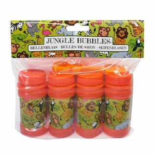 Såpebobler Jungeldyr 50ml (4-pak)