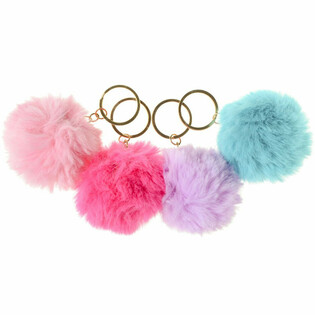 RUNDE FLUFFY N&Oslash;KKELRINGER (12 stk.)