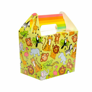 Menybox / Godteriboks Jungeldyr (12 stk)