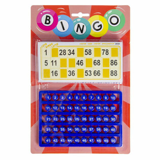 Bingo-legesett p&aring; kort (6 stk.)