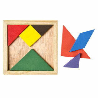 Tre Tangram Puslespillsett (12 stk)