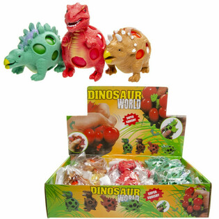 Squishy Mesh Dinosaurball - Display (12 stk.)