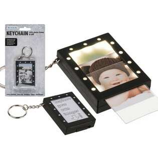 Rimelig LED Fotoramme Nøkkelring (18 stk)