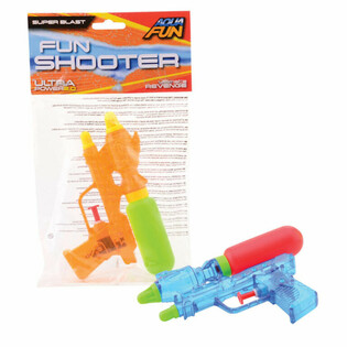 AQUA FUN - VANNPISTOLER, 16 Cm. - HEADERKORT (12stk.)