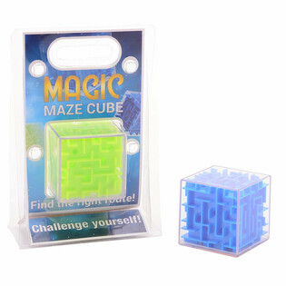 XXL Magic Maze Cube - Labyrintkube p&aring; Blister (6 stk)