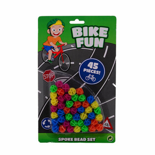 BIKE FUN - 45x EKEPERLER TIL SYKKEL P&Aring; KORT (1 stk.)