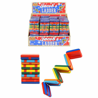 RETRO TOYS - Jakobsstige i tre i display (24 stk.)