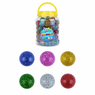 Glitter Sprettballer &Oslash;3.3cm (72 stk)