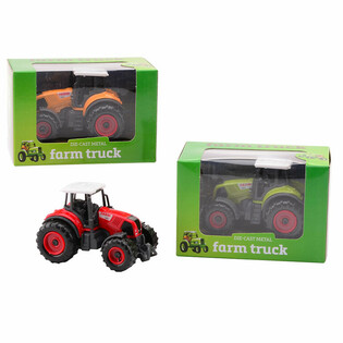 FARM MASTERS - DIE-CAST TRAKTOR I GAVEESKE (12 stk.)