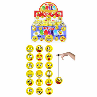 Smiley Return Skumball Display (24 stk.)