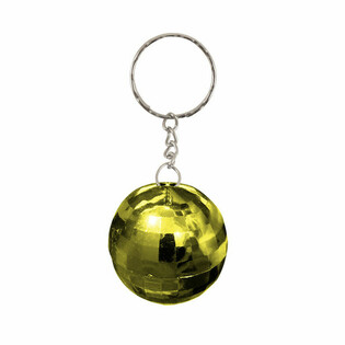 Gylne Discokule N&oslash;kkelringer (12 stk.)