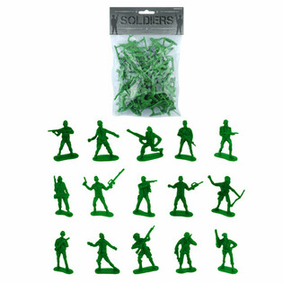 Sett med 50 Soldatfigurer (6-pakning)