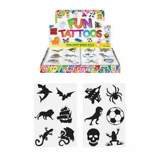 Fun Tattoos - Gutter Display (96 stk.)
