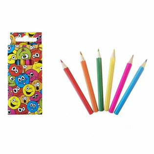 Smiley Fargeblyanter Sett (6 deler) - Displayeske 24 stk
