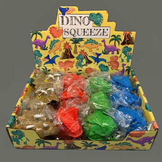 Squeeze Dinosaur Display (12 stk)