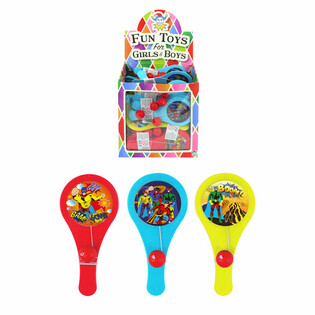Superhelt Paddle Bat Spill - Display (96 stk)