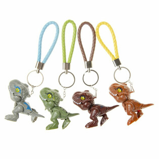 Fingerbitende Dinosaur Nøkkelring (12 stk.)
