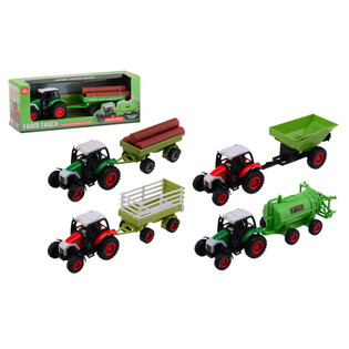 FARM MASTER - DIE CAST TRAKTOR LEKSETT - MIX TYPER (12 stk.)