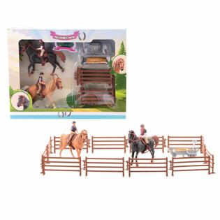 MY LOVELY HORSE - XL - 2x Leket&oslash;y Hest med Stor Stall - I Gaveeske (1 stk.)